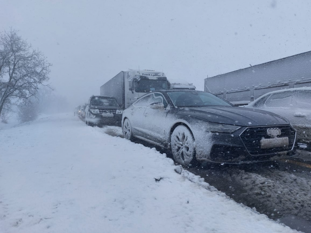 В Ростове ищут волонтеров для помощи попавшим в снежную ловушку на трассе М-4 «Дон»