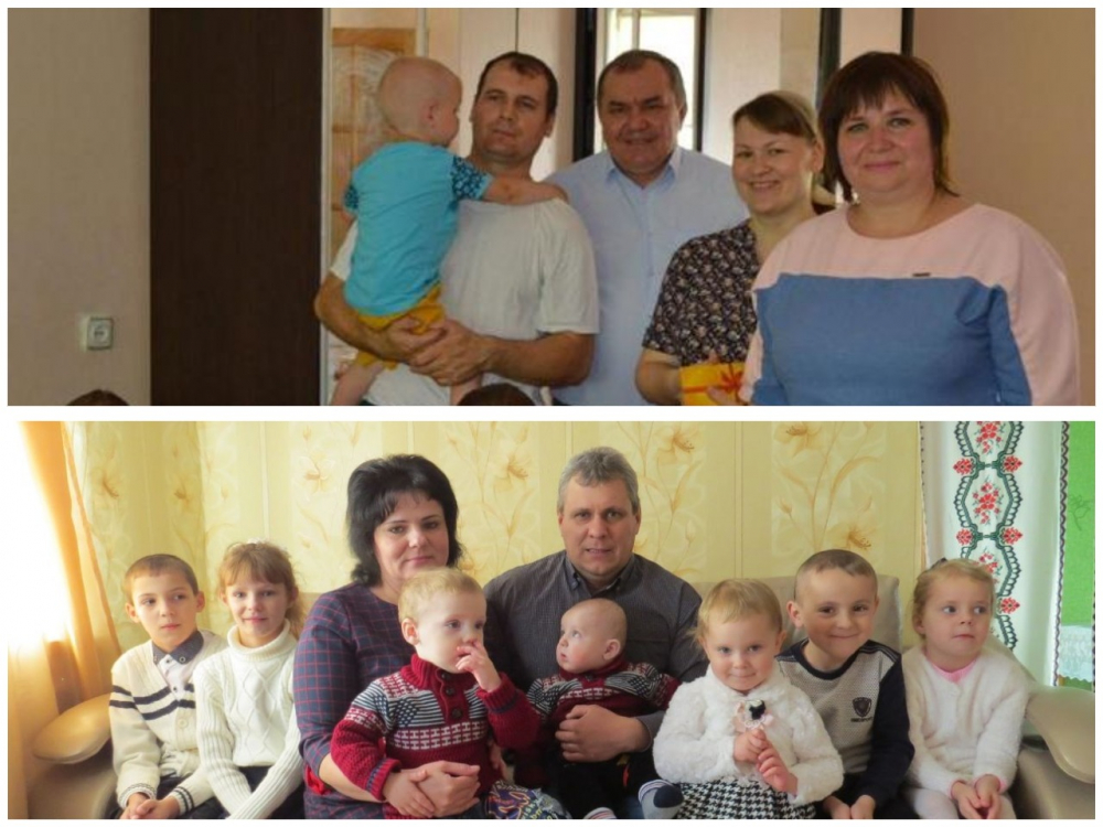 В двух семьях из Ростовской области родились 13-е дети
