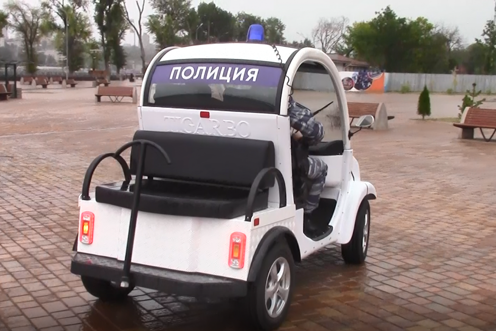 Полицейские в сентябре начали патрулировать Ростов-на-Дону на электромобилях