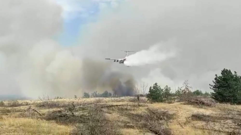 Сотрудники МЧС потушили лесной пожар в Усть-Донецком районе 17 августа
