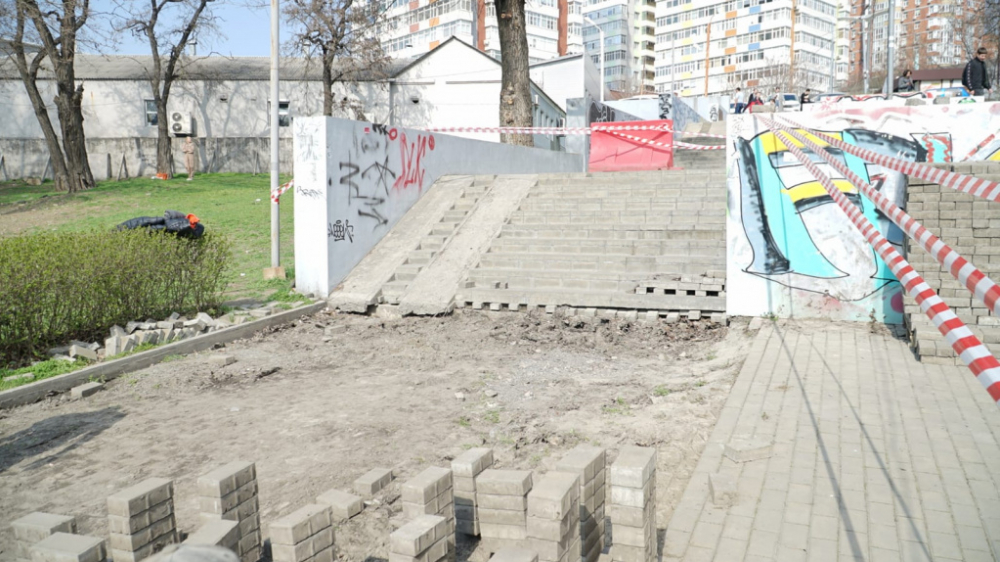 Спуск к главному автовокзалу от ул. Максима Горького отремонтируют к середине апреля