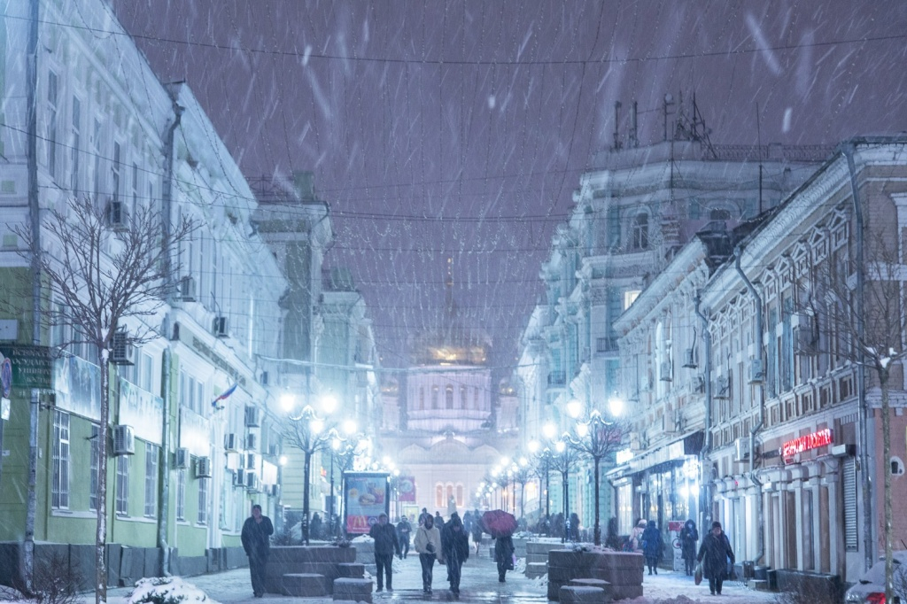 Ростовский фотограф показал красоту и волшебство зимнего города. Фото: Роман Неведров
