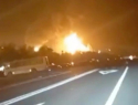 Новошахтинский нефтезавод загорелся после атаки дронов