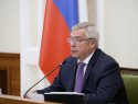Губернатор Василий Голубев прокомментировал информацию о взрыве в небе над Ростовом 29 марта