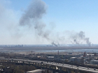 Между Ростовом и Батайском разбушевался сильный пожар