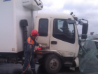 В ДТП с участием грузовика погиб водитель Volkswagen Jetta на трассе в Ростовской области 