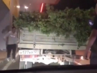 Таинственно телепортировавшийся на ростовскую заправку полный грузовик конопли из Краснодара попал на видео