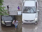 Сельмаш в Ростове ушел под воду: улицы превратились в реки