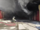 Пожар на рынке «Альтус» под Ростовом полностью потушен