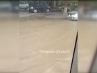 В Ростове Орбитальная оказалась под водой из-за коммунальной аварии