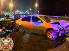 В ДТП с тремя автомобилями пострадала женщина в Ростовской области