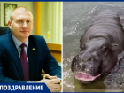 День рождения в один день празднуют бегемот-долгожитель и директор ростовского зоопарка