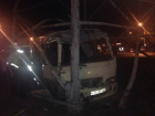 В Ростове на Западном маршрутка врезалась в столб – три человека пострадали 