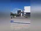 В Ростове на Театральной площади спортсмен установил мировой рекорд по длинному кувырку 