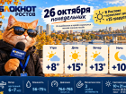 В Ростове 26 октября потеплеет до +15 градусов