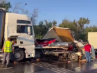 Под Новочеркасском в ДТП с четырьмя фурами погиб водитель