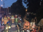 В ночном велопробеге в Ростове приняли участие  сотни человек с фликерами и фонарями