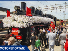 В Ростове встретили традиционный ретро-поезд «Победа»