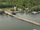 В Ростове из-за непогоды перекрыли въезд на Зеленый остров