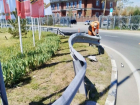 В Ростове восстановили поломанное ограждение на улице Левобережной