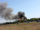 В Морозовске загорелся заброшенный мясокомбинат 