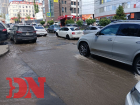В центре Ростова дорогу залило горячей водой