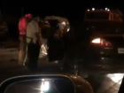 Ночное ДТП с вылетом на встречку отправило в больницу водителя и попало на видео в Ростове