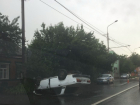 Пьяный водитель мастерским переворотом машины на крышу удивил жителей Ростова