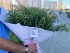 Депутат заксобрания подарил сити-менеджеру Ростова букет из амброзии