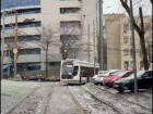 В Ростове из-за ледяного дождя остановили движение трамваев и троллейбусов