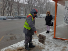 На уборку улиц Ростова вышло меньше дворников, чем планировалось