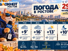 Пасмурный день с сильным ветром и до +16 градусов ожидается в Ростове 29 октября