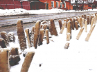 «Ледяные столбы на окраинах дорог» стали новой достопримечательностью Ростова