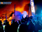 Рынок в огне: все о пожаре на «Темернике» в Ростове в одном видео