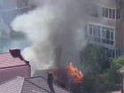 В Ростове пожар уничтожил частный дом на Северном