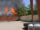 В Ростовской области произошел крупный пожар рядом с Дворцом детского творчества 