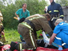 У спасателя случился инсульт во время тушения пожара в Ростовской области