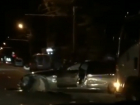Жесткое ДТП с переворотом иномарки после столкновения с бешеным BMW в Ростове попало на видео