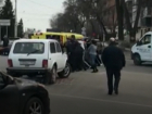 Грузовик протаранил машину скорой помощи в центре Ростова