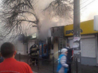 Крупный пожар на центральном рынке Азова начался с закусочной