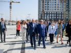 Губернатор Голубев посетил строительство нового парка в квартале «Левобережье»