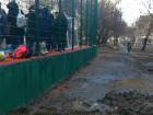 Спортивную площадку заперли в Ростове после показушного открытия для Кушнарева