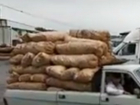 Самодельный супергрузовик из «Волги» на овощном рынке Ростова рассмешил горожан