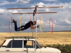 Смертельный прыжок: ростовский каскадер Евгений Чеботарев выполнил новый опасный трюк 