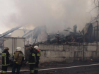 В Таганроге горели 300 квадратных  метров  складов 