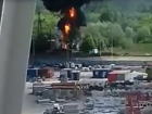 Крупный пожар на трансформаторной подстанции у «Ростов-Арены» попал на видео