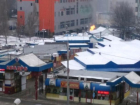 Мясной ларек вспыхнул на рынке «Квадро» в Ростове