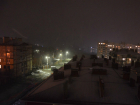 Аномальную снежную метель сняли на видео "обалдевшие" жители Ростова и Таганрога