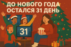 Обратный отсчёт: до Нового года остался 31 день