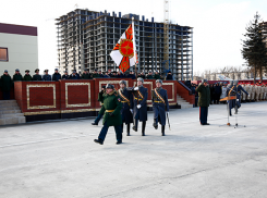 В Ростовской области 150-я мотострелковая дивизия получила Боевое знамя